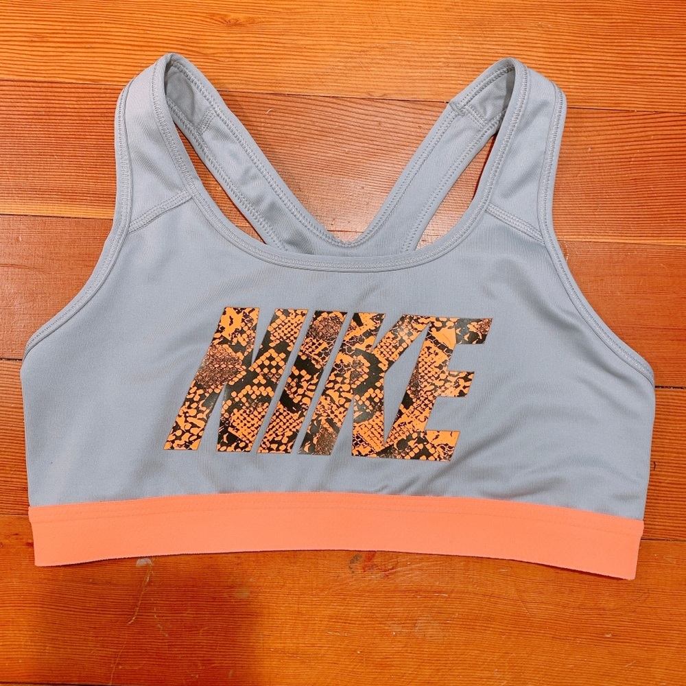 Nike snakeskin sports bra